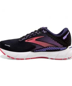 'Brooks' Women's Adrenaline GTS 22 - Black / Purple / Coral 12 'Brooks' Women's Adrenaline GTS 22 - Black / Purple / Coral