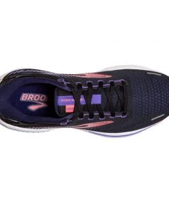 'Brooks' Women's Adrenaline GTS 22 - Black / Purple / Coral 10 'Brooks' Women's Adrenaline GTS 22 - Black / Purple / Coral