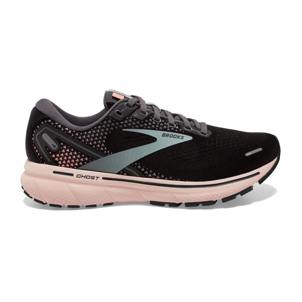 'Brooks' Women's Ghost 14 - Black / Pearl / Peach 3 'Brooks' Women's Ghost 14 - Black / Pearl / Peach