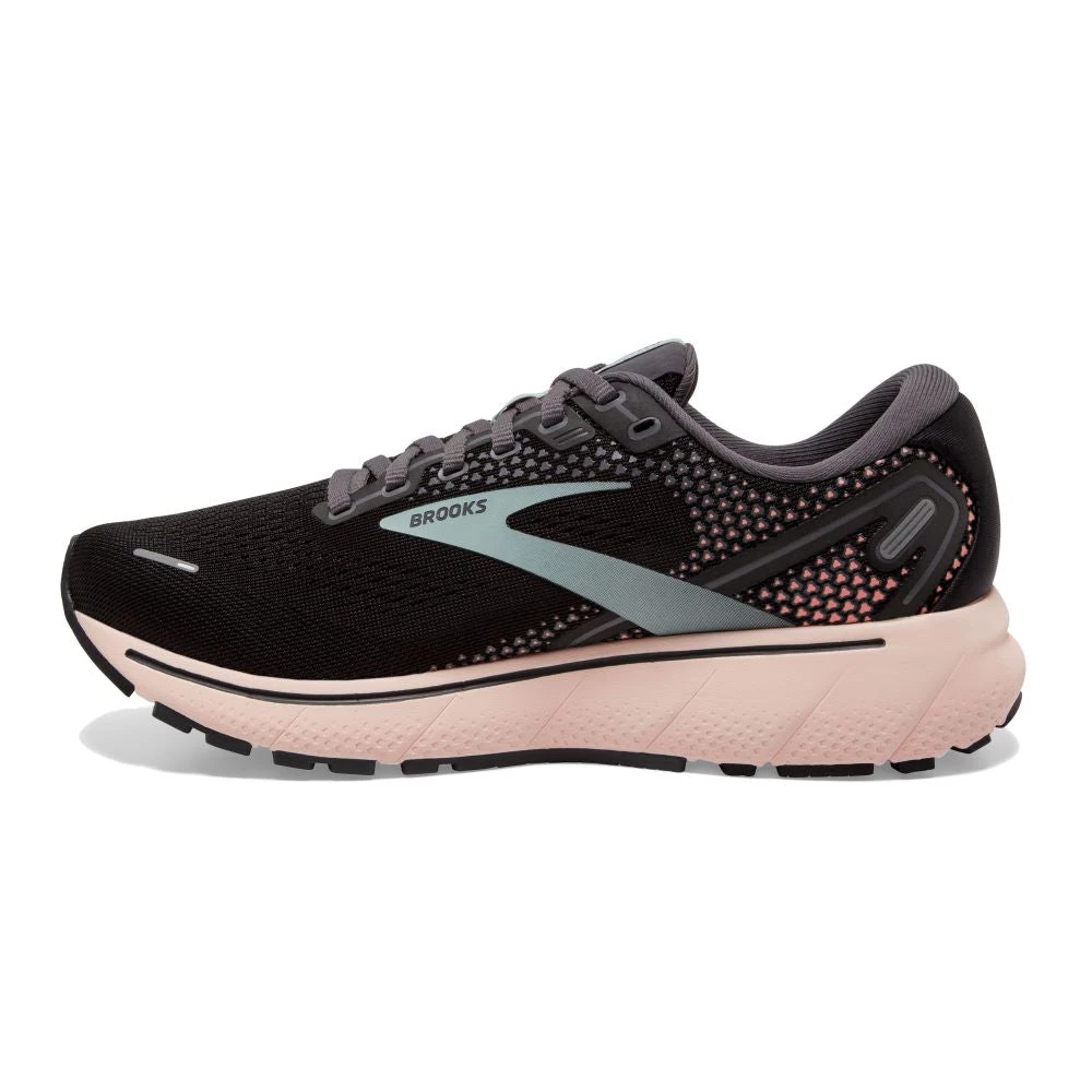 'Brooks' Women's Ghost 14 - Black / Pearl / Peach 8 'Brooks' Women's Ghost 14 - Black / Pearl / Peach
