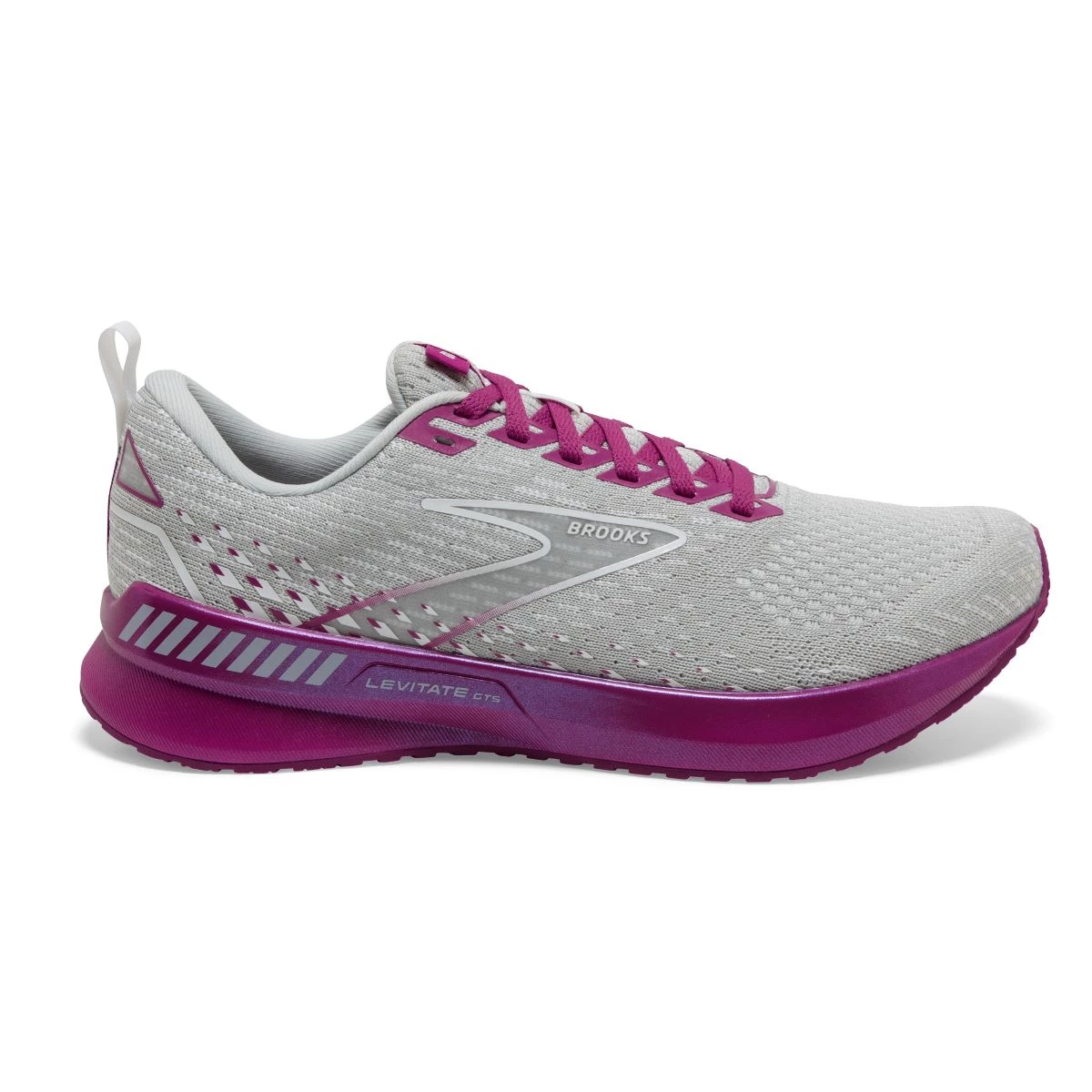 'Brooks' Women's Levitate GTS 5 - Grey / Lavender / Baton Rouge 3 'Brooks' Women's Levitate GTS 5 - Grey / Lavender / Baton Rouge
