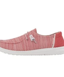 'Hey Dude' Women's Wendy Stretch - Coral Pearl