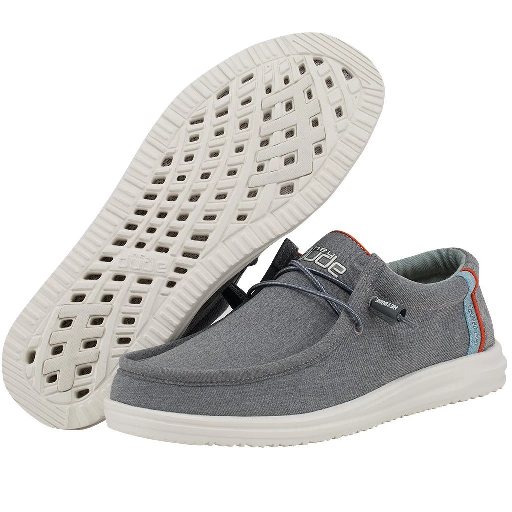 'Hey Dude' Men's Wally Free - Granite 4 'Hey Dude' Men's Wally Free - Granite