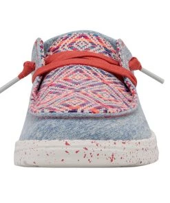 'Hey Dude' Women's Wendy Playa Fiesta - Rojo