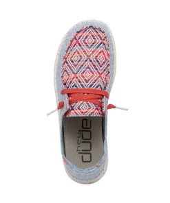 'Hey Dude' Women's Wendy Playa Fiesta - Rojo