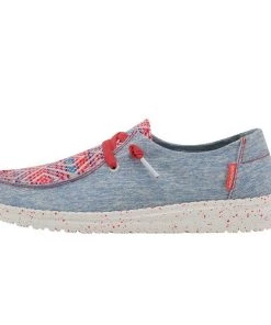 'Hey Dude' Women's Wendy Playa Fiesta - Rojo