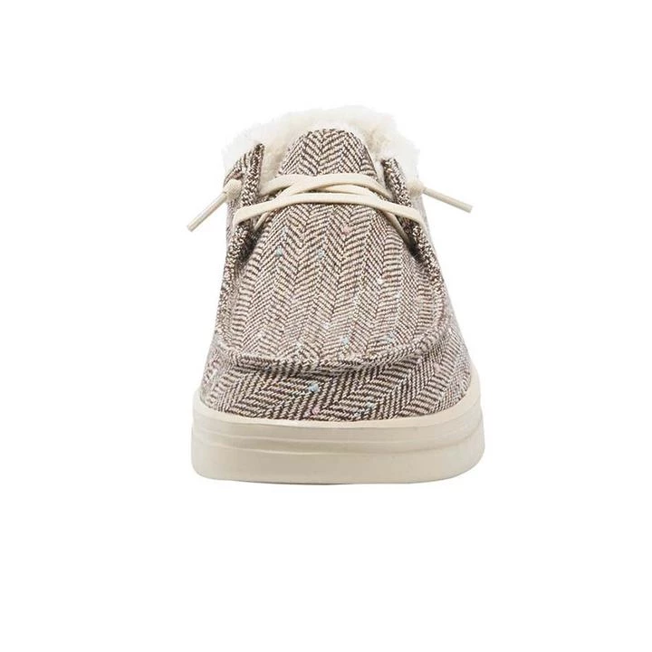 'Hey Dude' Women's Wendy Rise - Brown Herringbone 5 'Hey Dude' Women's Wendy Rise - Brown Herringbone