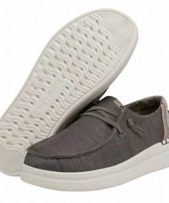 'Hey Dude' Women's Wendy Rise - Granite Grey 10 'Hey Dude' Women's Wendy Rise - Granite Grey