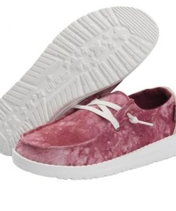 'Hey Dude' Women's Wendy Tie Dye - Red