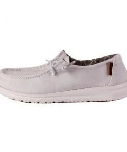 'Hey Dude' Wendy Linen Youth - Linen White Kids 13 'Hey Dude' Wendy Linen Youth - Linen White Kids