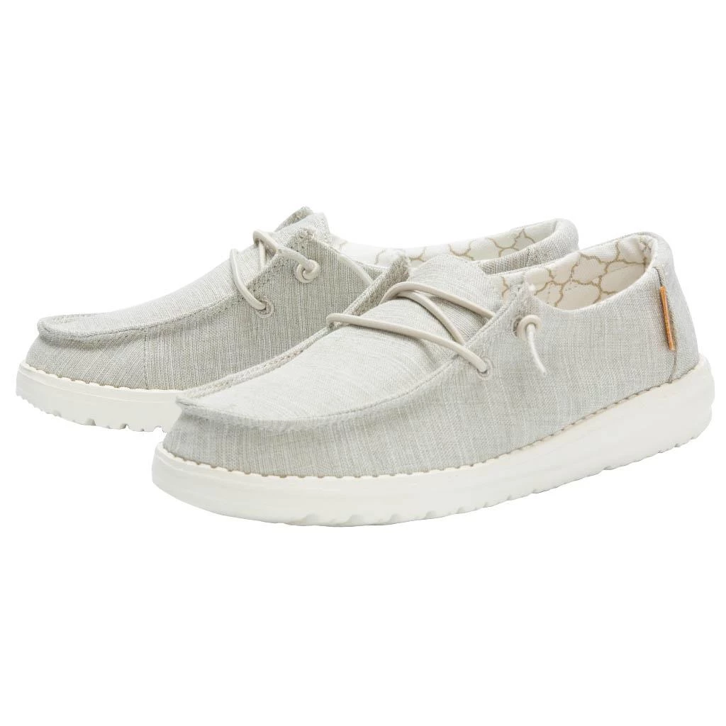 Kids 'Hey Dude' Wendy Linen Youth - Linen Beige 3 Kids 'Hey Dude' Wendy Linen Youth - Linen Beige