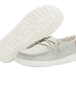 Kids 'Hey Dude' Wendy Linen Youth - Linen Beige 12 Kids 'Hey Dude' Wendy Linen Youth - Linen Beige