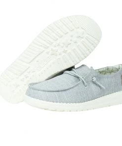 Kids 'Hey Dude' Wendy Youth Linen - Linen Grey 13 Kids 'Hey Dude' Wendy Youth Linen - Linen Grey
