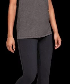 'Under Armour' Women's Freedom Flag Bold Tee - Charcoal / Medium Heather