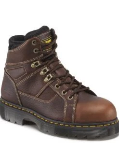 Dr Martens Airwair 'Dr. Martens' Men's 6" Ironbridge Leather EH WP Steel Toe - Brown