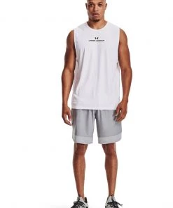 'Under Armour' Men's Training Stretch Shorts - Mod Grey