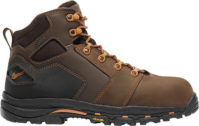 Danner Inc 'Danner' Men's 4.5" Vicious WP Comp Toe Hiker - Brown / Orange 3 Danner Inc 'Danner' Men's 4.5" Vicious WP Comp Toe Hiker - Brown / Orange