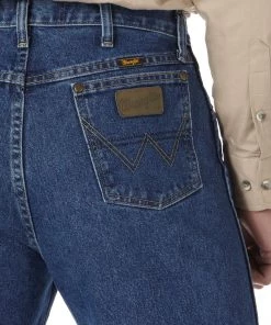 'Wrangler' Men's George Strait Cowboy Cut® Original Fit - Heavyweight Stone Denim 11 'Wrangler' Men's George Strait Cowboy Cut® Original Fit - Heavyweight Stone Denim
