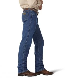 'Wrangler' Men's George Strait Cowboy Cut® Original Fit - Heavyweight Stone Denim 12 'Wrangler' Men's George Strait Cowboy Cut® Original Fit - Heavyweight Stone Denim