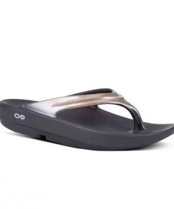 'OOFOS' Women's OOlala Luxe Thong - Latte