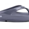 'OOFOS' Women's OOlala Luxe Thong - Slate 1 'OOFOS' Women's OOlala Luxe Thong - Slate