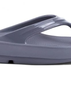 'OOFOS' Women's OOlala Luxe Thong - Slate