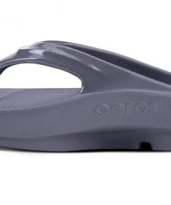 'OOFOS' Women's OOlala Luxe Thong - Slate