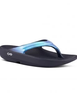 'OOFOS' Women's OOlala Luxe Thong - Atlantis