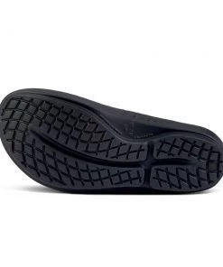 'OOFOS' Women's OOlala Thong Limited Edition - Black / Purple Watercolor