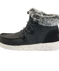 'Hey Dude' Women's Eloise Recycled Leather - Black