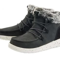 'Hey Dude' Women's Eloise Recycled Leather - Black