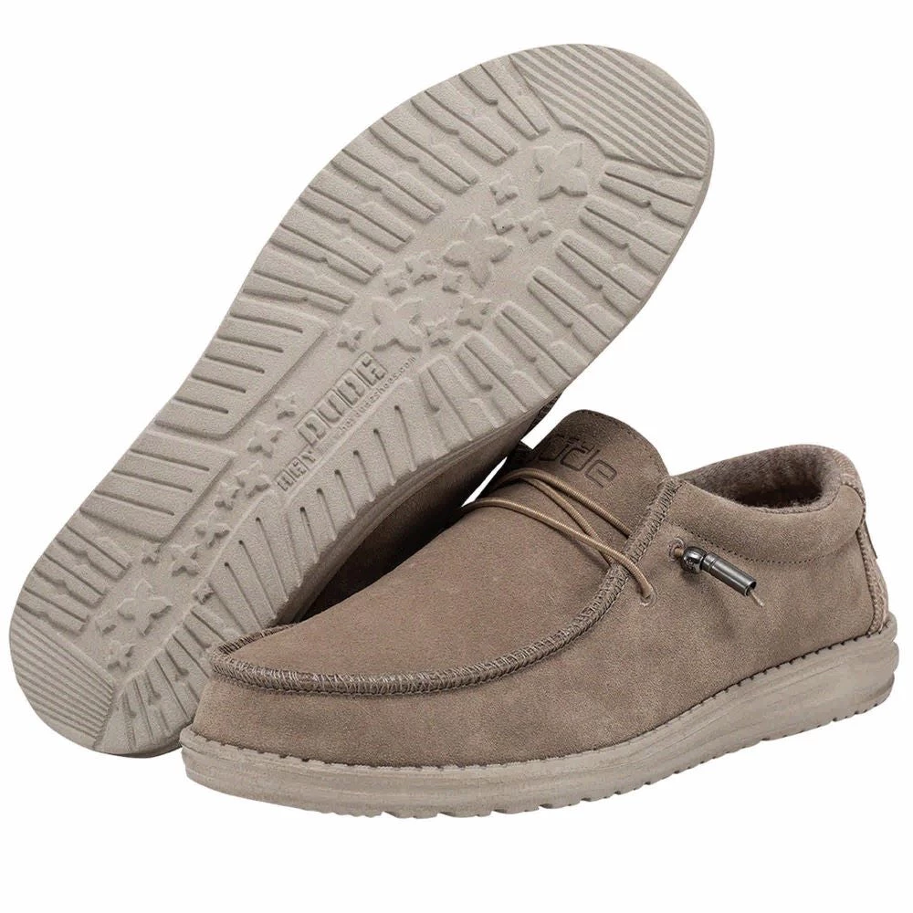 'Hey Dude' Men's Wally Suede - Desert 5 'Hey Dude' Men's Wally Suede - Desert