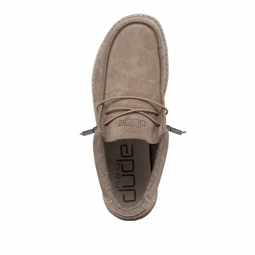 'Hey Dude' Men's Wally Suede - Desert 4 'Hey Dude' Men's Wally Suede - Desert