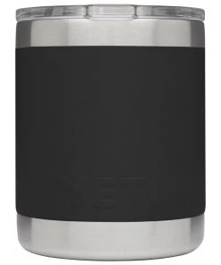 'Yeti' 10 Oz. Rambler Lowball W/Magslider Lid - Black