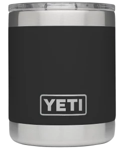 'Yeti' 10 Oz. Rambler Lowball W/Magslider Lid - Black