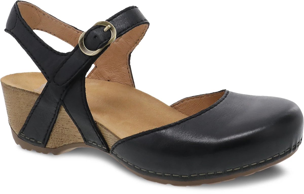 'Dansko' Women's Tiffani - Black Milled Burnished 6 'Dansko' Women's Tiffani - Black Milled Burnished