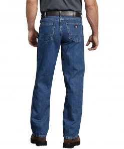 'Dickies' 5-Pocket Regular Straight Fit - Stonewashed Indigo Blue Men 7 'Dickies' 5-Pocket Regular Straight Fit - Stonewashed Indigo Blue Men