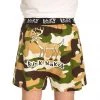 'Lazy One' Men's Buck Naked Boxer - Camo