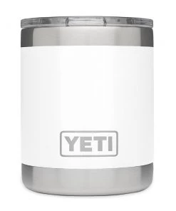 'Yeti' 10 Oz. Rambler Lowball W/Magslider Lid - White