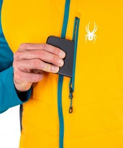 SPYDER ACTIVE SPORTS 'Spyder' Men's Glissade Hybrid Vest - Flare