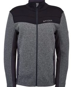 SPYDER ACTIVE SPORTS'Spyder' Men's Encore Full Zip Fleece - Ebony