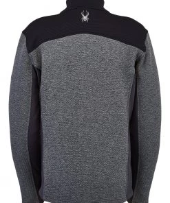 SPYDER ACTIVE SPORTS 'Spyder' Men's Encore Full Zip Fleece - Ebony