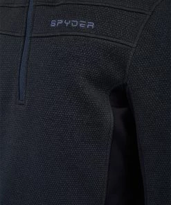 SPYDER ACTIVE SPORTS 'Spyder' Men's Encore 1/2 Zip Fleece - Black 9 SPYDER ACTIVE SPORTS 'Spyder' Men's Encore 1/2 Zip Fleece - Black