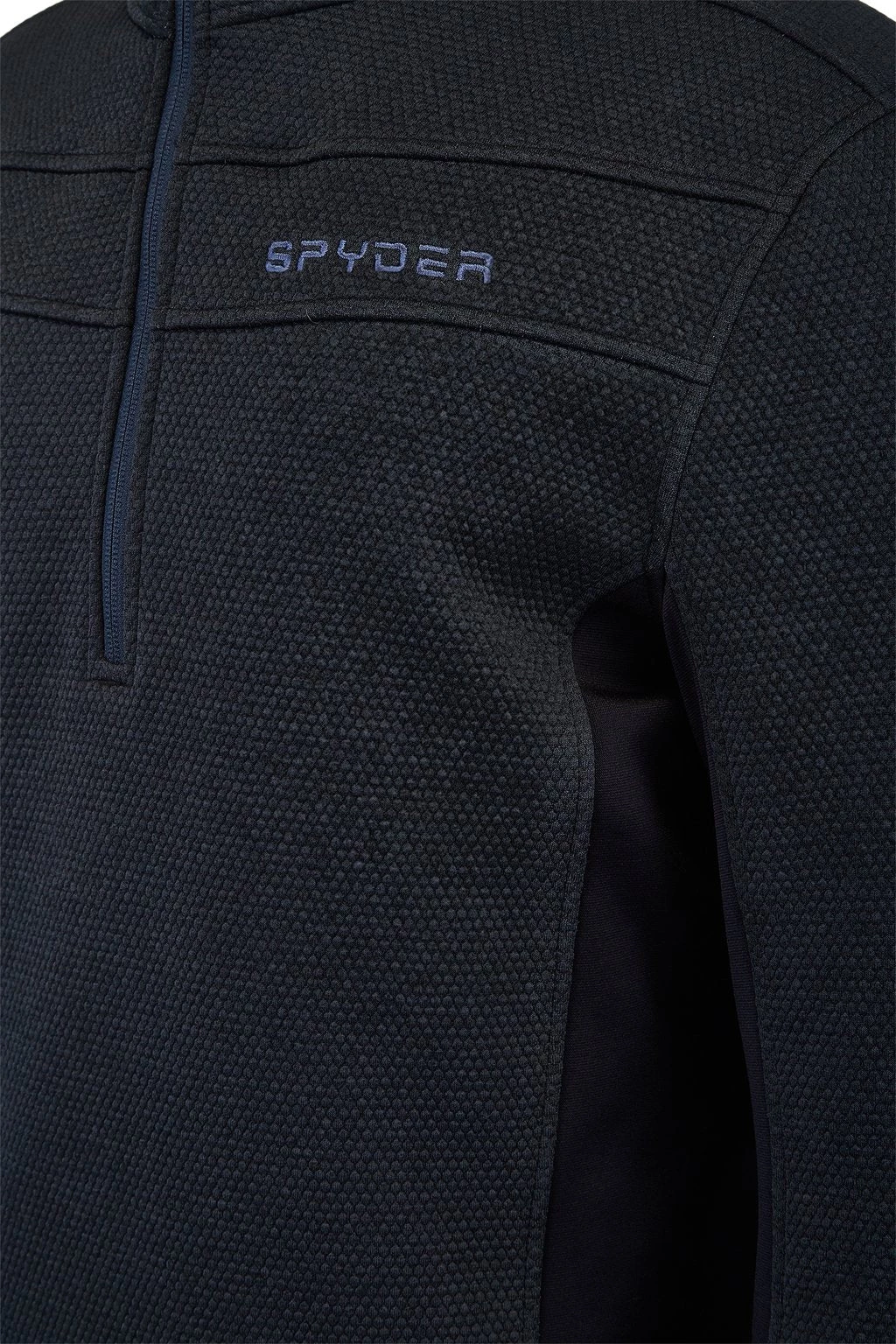 SPYDER ACTIVE SPORTS 'Spyder' Men's Encore 1/2 Zip Fleece - Black 6 SPYDER ACTIVE SPORTS 'Spyder' Men's Encore 1/2 Zip Fleece - Black