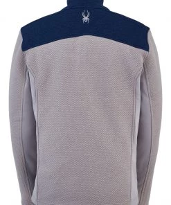 SPYDER ACTIVE SPORTS 'Spyder' Men's Encore 1/2 Zip Fleece - Alloy Abyss