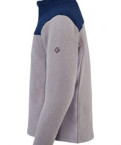 SPYDER ACTIVE SPORTS 'Spyder' Men's Encore 1/2 Zip Fleece - Alloy Abyss
