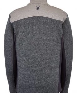 SPYDER ACTIVE SPORTS 'Spyder' Men's Encore 1/2 Zip Fleece - Ebony Alloy