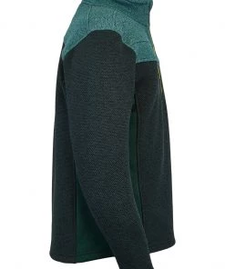 SPYDER ACTIVE SPORTS 'Spyder' Men's Encore 1/2 Zip Fleece - Forest Ghost 13 SPYDER ACTIVE SPORTS 'Spyder' Men's Encore 1/2 Zip Fleece - Forest Ghost