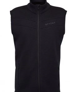 SPYDER ACTIVE SPORTS 'Spyder' Men's Encore Fleece Vest - Black