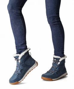 'Sorel' Women's Whitney II Flurry 200GR WP Winter - Uniform Blue / Blanc